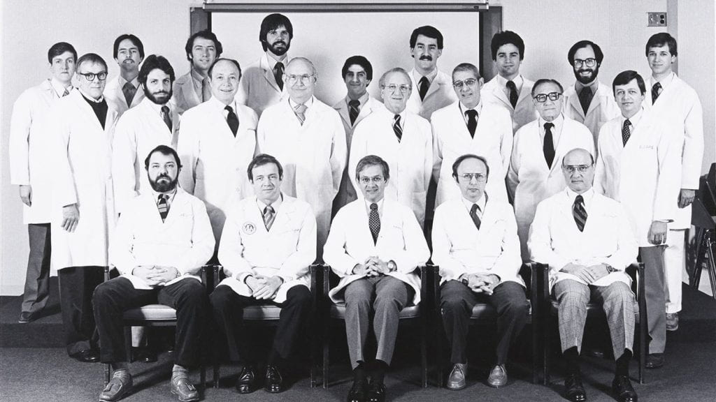 Faculty and Residents, 1984-1985.