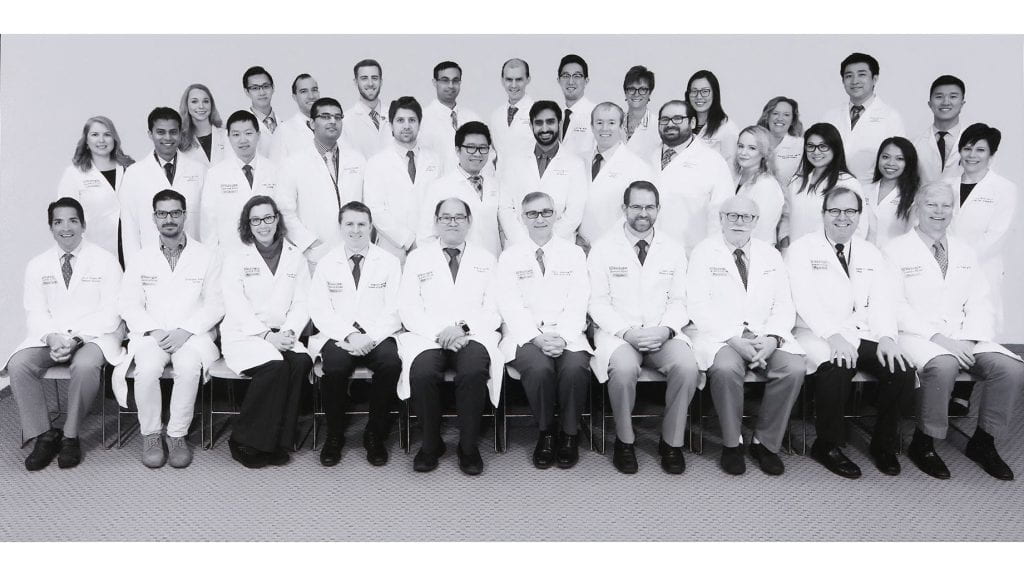 Faculty and Residents, 2017-2018.